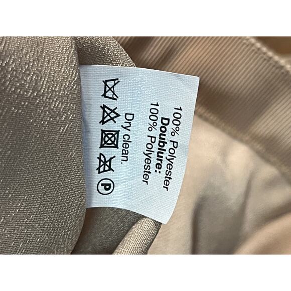 J.Crew Pleated A-Line Mini Skirt Womens size 00 Tan Lined Lightweight Beige Prep - Picture 6 of 7